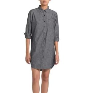 The North Face Chambray Dress in Black X-Small